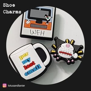 Shoe Charms Kuromi- Per My Last Email Set of 3